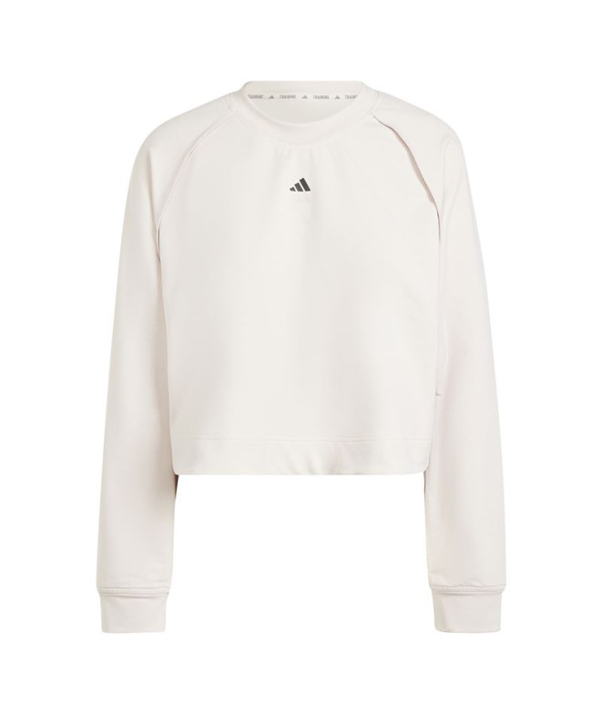 Moletom de Fitness adidas Essentials Power Cover Up Mulher Mamasi