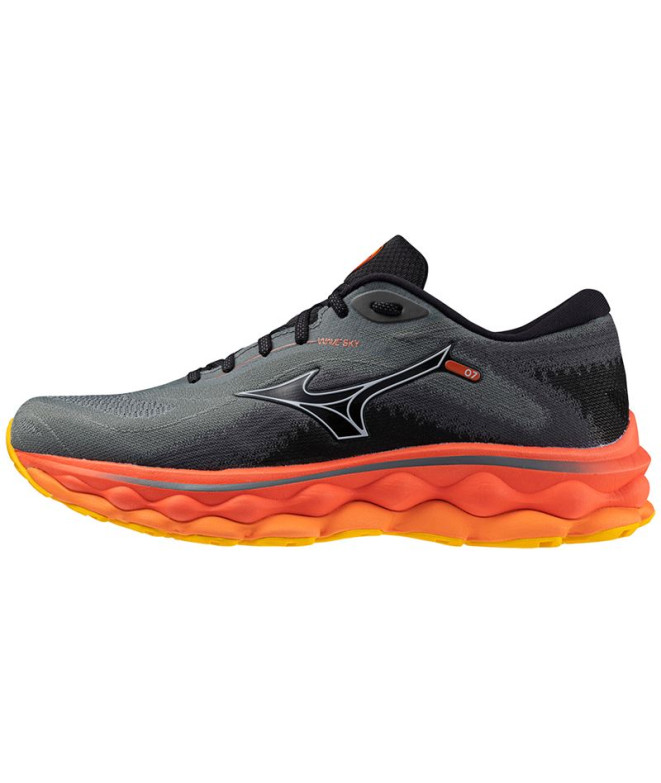 Sapatilhas de Running Mizuno Wave Sky 7 Homem Preto