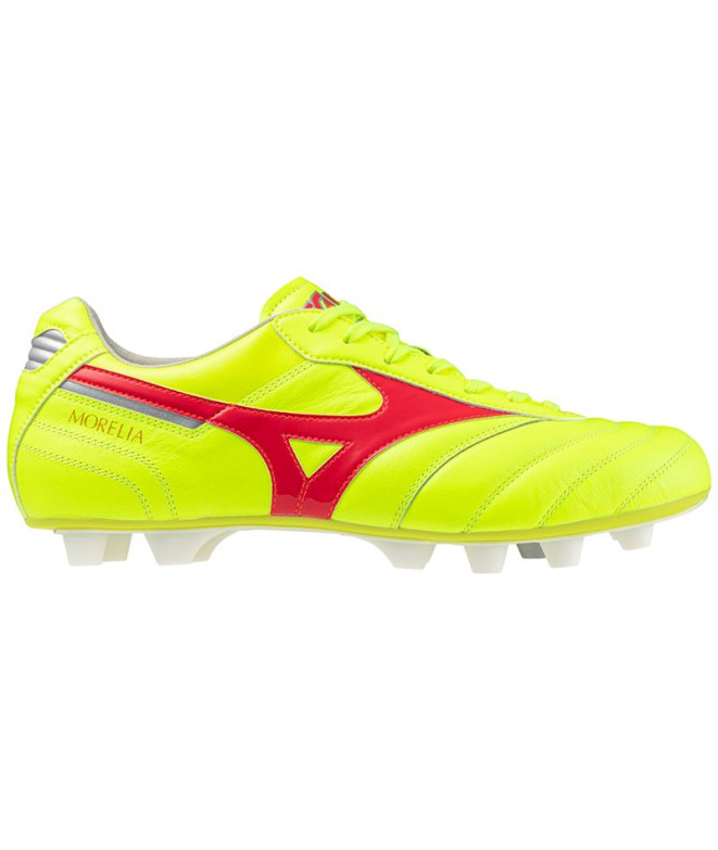 football Mizuno Morelia II Elite Boots Neon Yellow