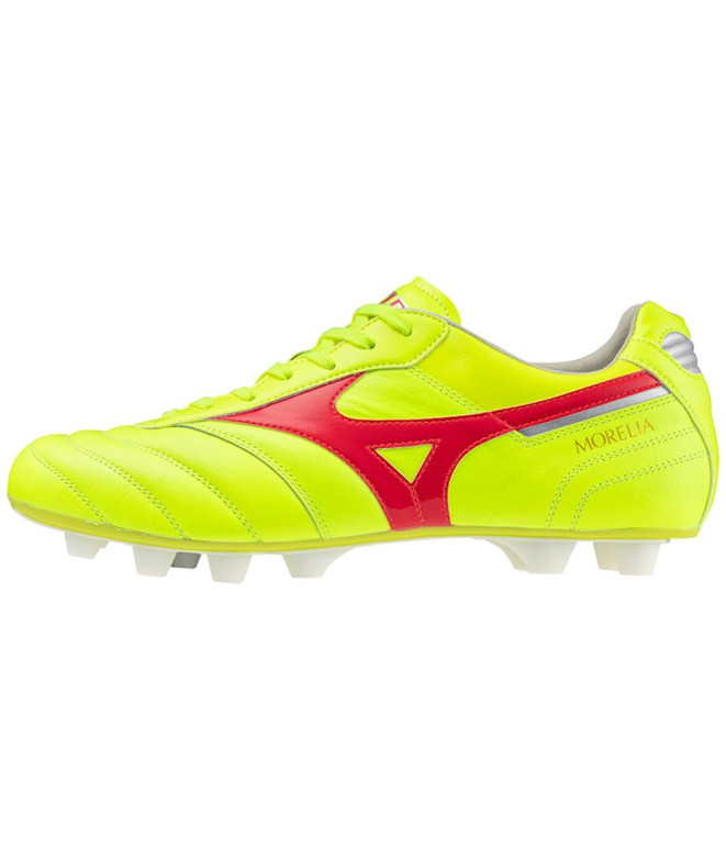 football Mizuno Morelia II Elite Boots Neon Yellow