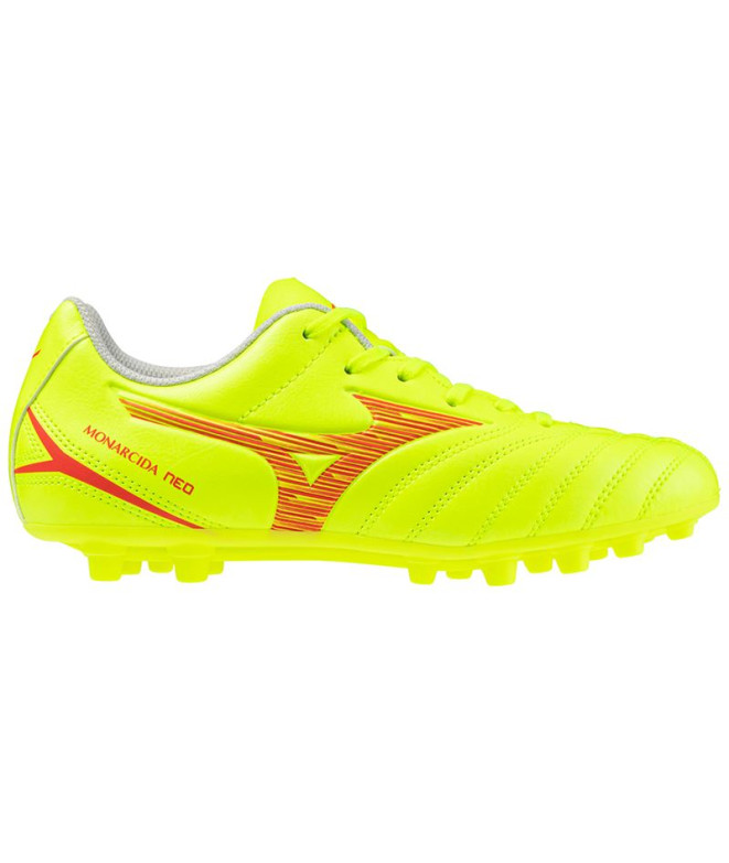 futebol Mizuno Monarcida Neo III Select Ag Boots Infantil Neon Yellow