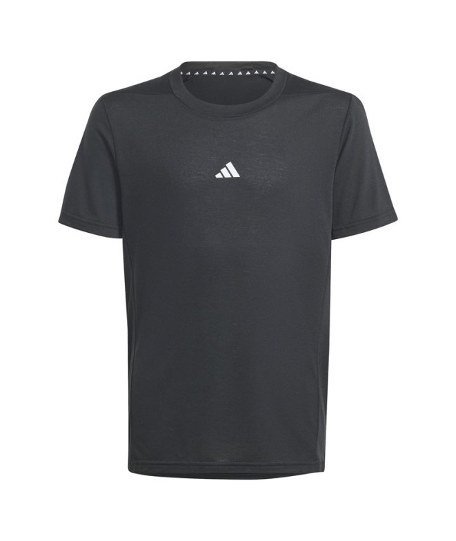 Camiseta de Fitness adidas Essentials D4T Menino Preto