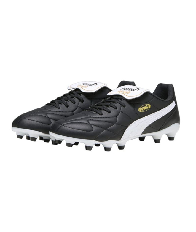 Futebol Top Homem Botas de Puma King Fg/Ag Preto