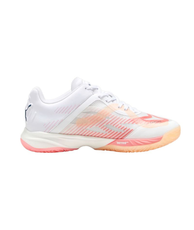 Chaussures handball puma Accelerate NITRO QD Blanc