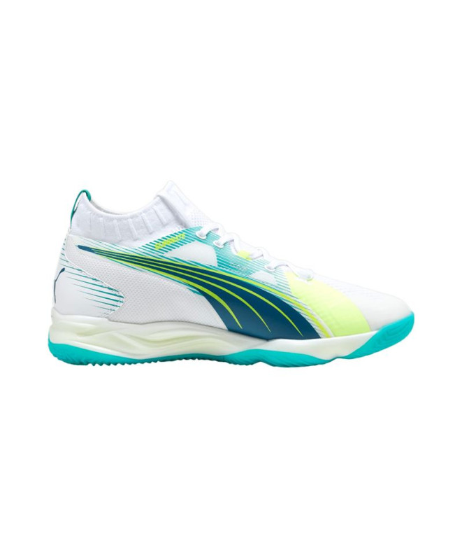 Chaussures handball by Puma Eliminate NITRO QD Blanc