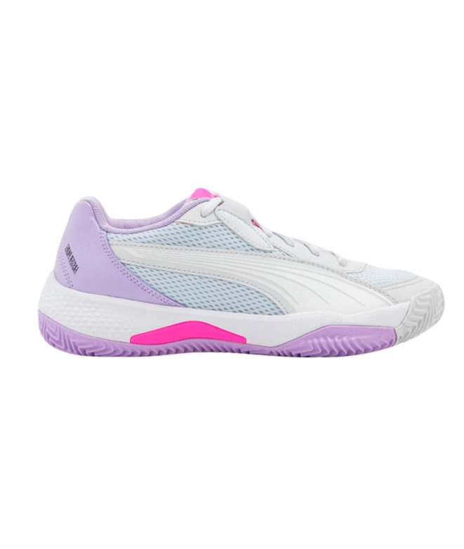 Sapatilhas de Pádel Puma NOVA Court Lilás / Branco Mulher