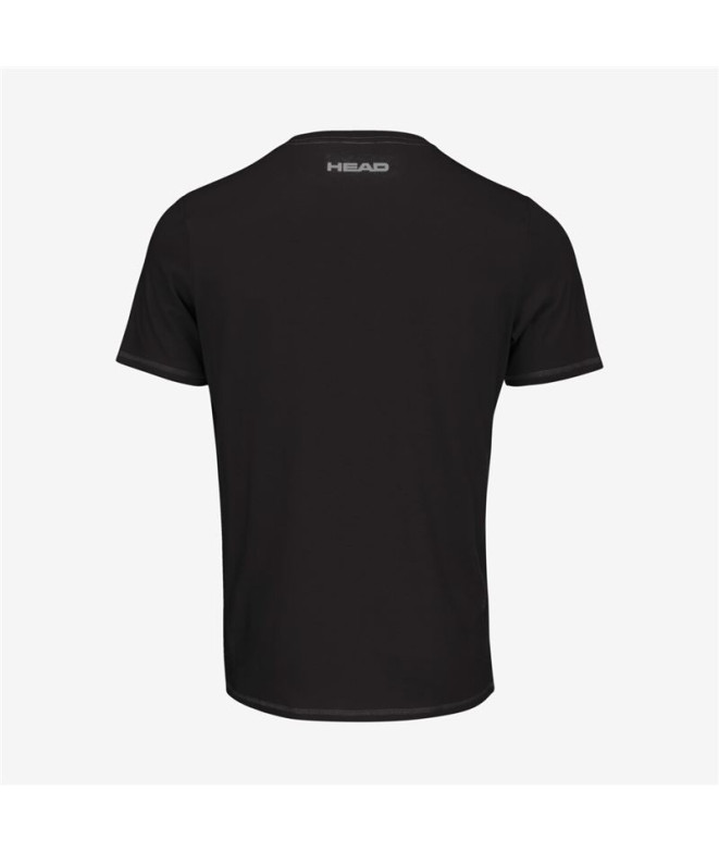 Camiseta de Tênis Head Club Ivan Homem Preto