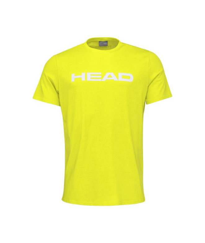 Camiseta de Tenis Head Club Ivan Hombre Amarillo