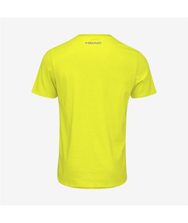 Camiseta de Tênis Head Club Ivan Homem Amarelo