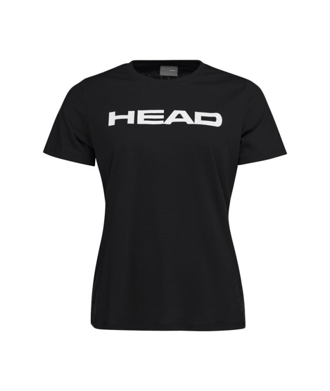 Camiseta de Tênis Head Club Lucy Mulher Preto