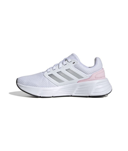Chaussures de Running adidas Galaxy 6 Femme Blanc Rose 2