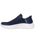 Sapatilhas Skechers Mulher Go Walk Flex - Grand Slip-Ins Têxtil Marinho/Branco