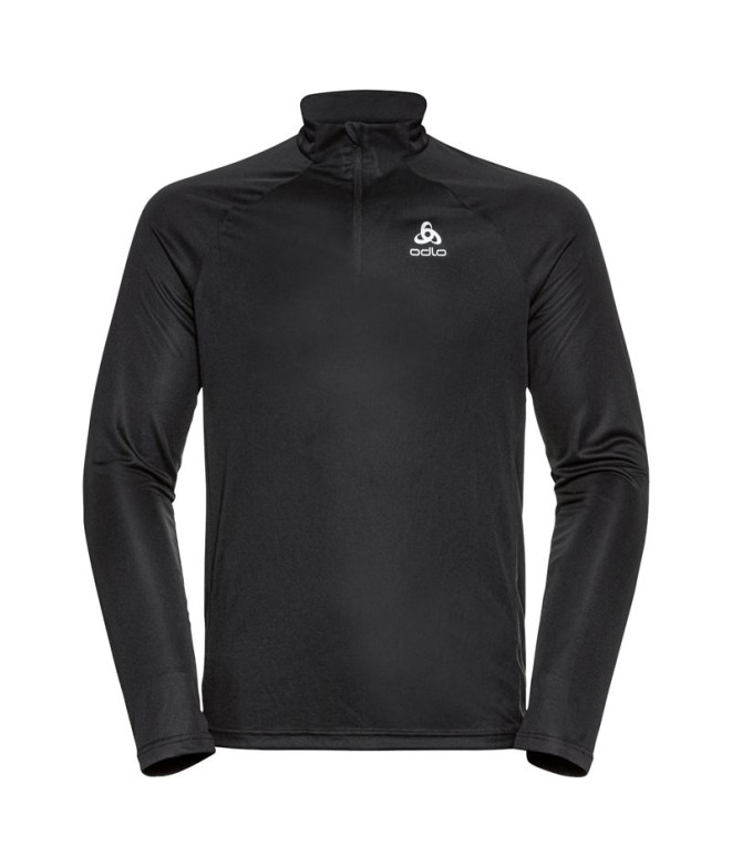 Sweat de Trail Odlo Mid Layer Essential 1/2 Zip Homme Black