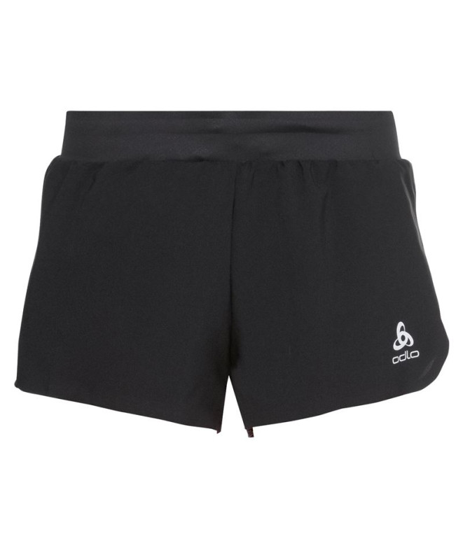 Calça de Trail Odlo 2-In-1 Short Zeroweight 3 Inch Mulher Preto