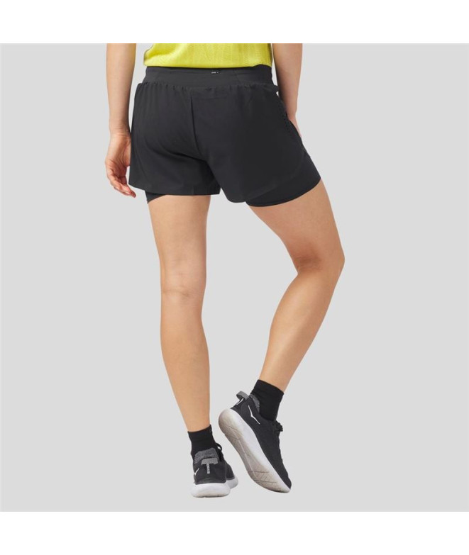 Calça de Trail Odlo 2-In-1 Short Zeroweight 3...