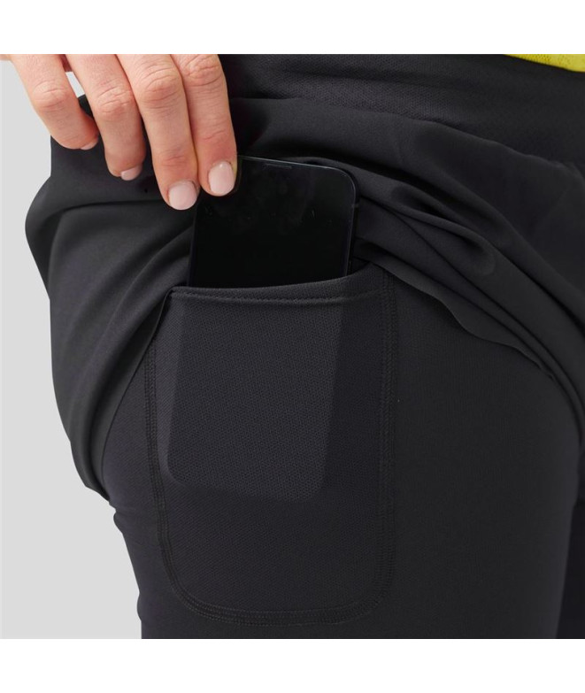 Calça de Trail Odlo 2-In-1 Short Zeroweight 3...
