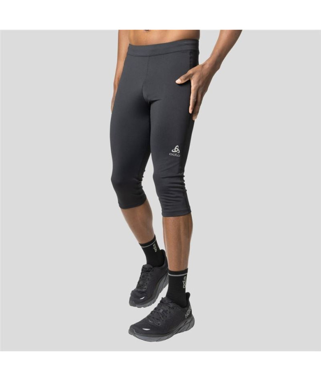 Leggings de Trail Odlo 3/4 Essential Homem Preto