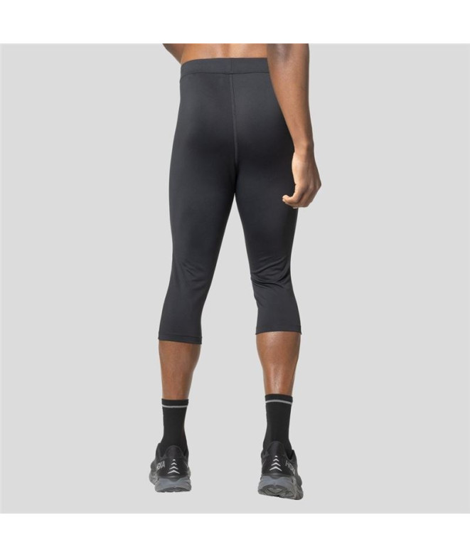 Leggings de Trail Odlo 3/4 Essential Homme Noir