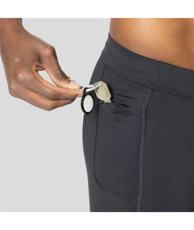 Leggings de Trail Odlo 3/4 Essential Homme Noir