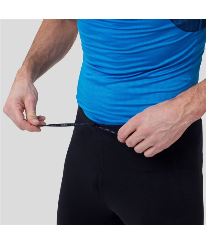 Leggings de Trail Odlo 3/4 Essential Homme Noir