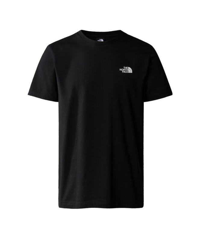 Camiseta de Montaña The North Face S/S Simple Dome Hombre Negro
