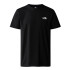 Camiseta de Montanha The North Face S/S Simple Dome Homem Preto