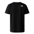 Camiseta de Montanha The North Face S/S Simple Dome Homem Preto