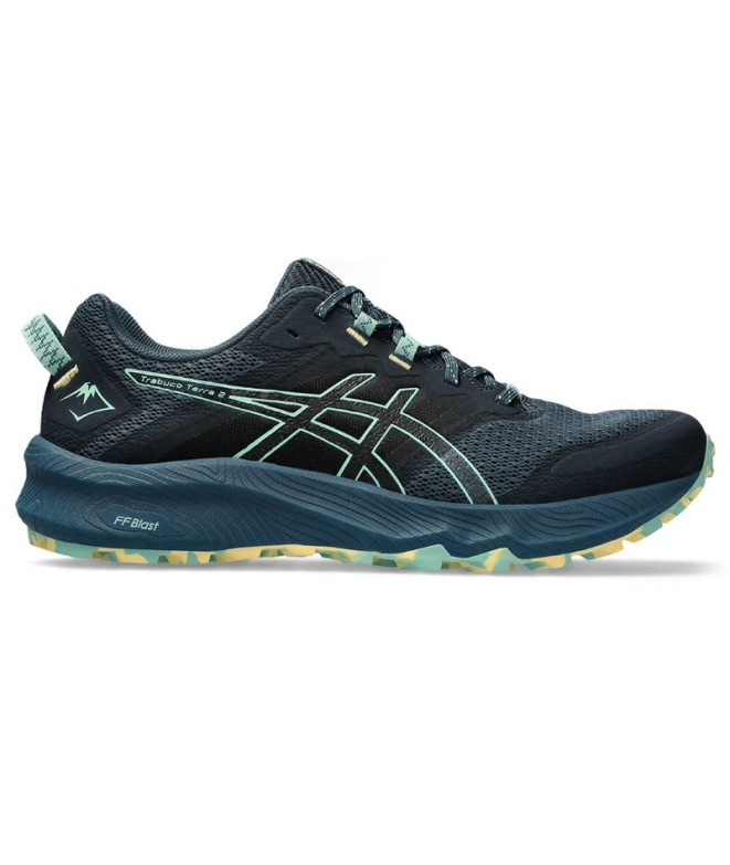 Chaussures par Trail ASICS Trabuco Terra 2 Homme Magnetic Navy/Mint
