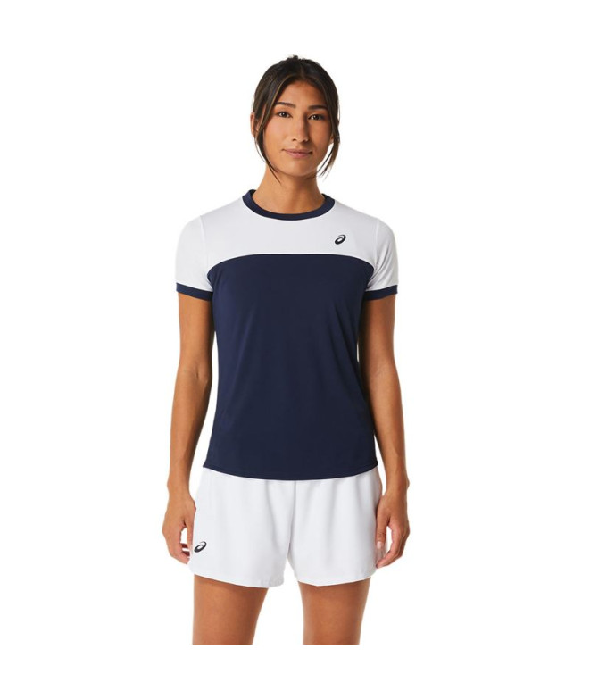 T-shirt by Tennis ASICS Court Femme Navy