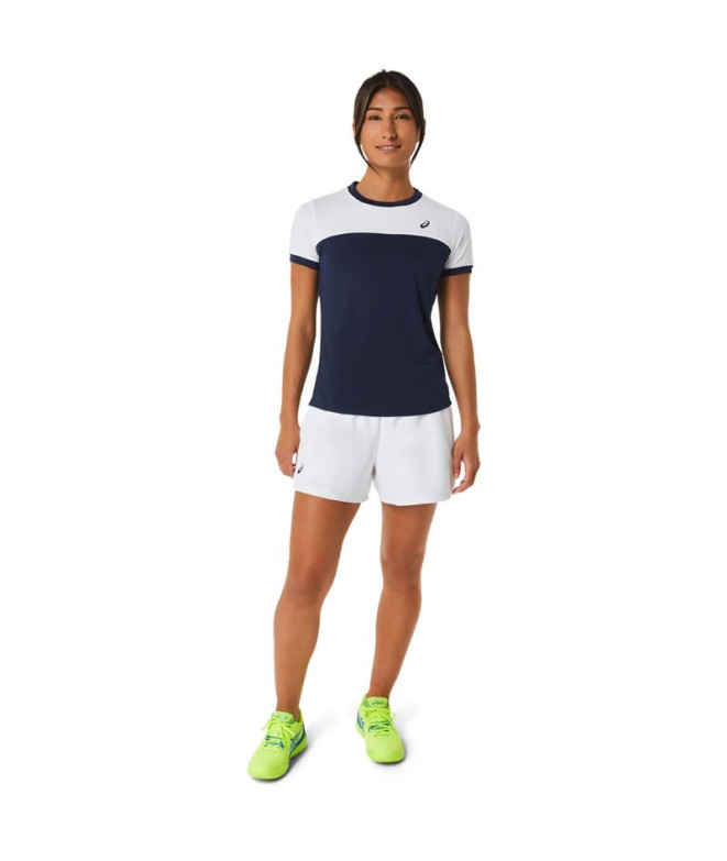 Camiseta by Tênis ASICS Court Mulher Navy