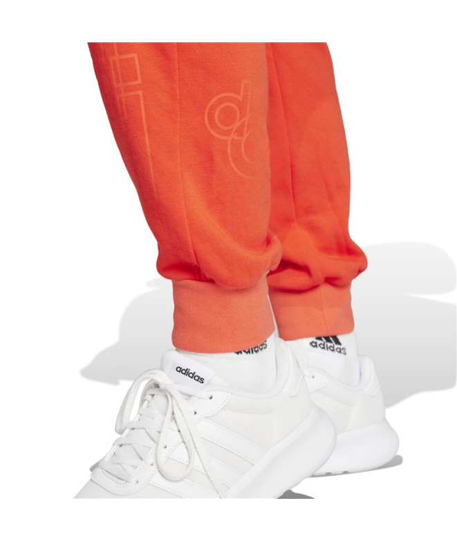 Pantalon adidas Bluv Femme Rouge