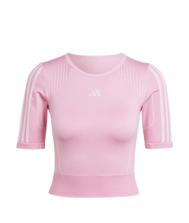 T-shirt by Fitness adidas Essentials Sml Femme Pink