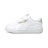 Chaussures de Puma Shuffle V Enfant Blanc-Doré
