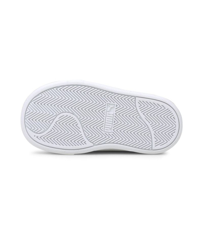 Chaussures de Puma Shuffle V Enfant Blanc-Doré