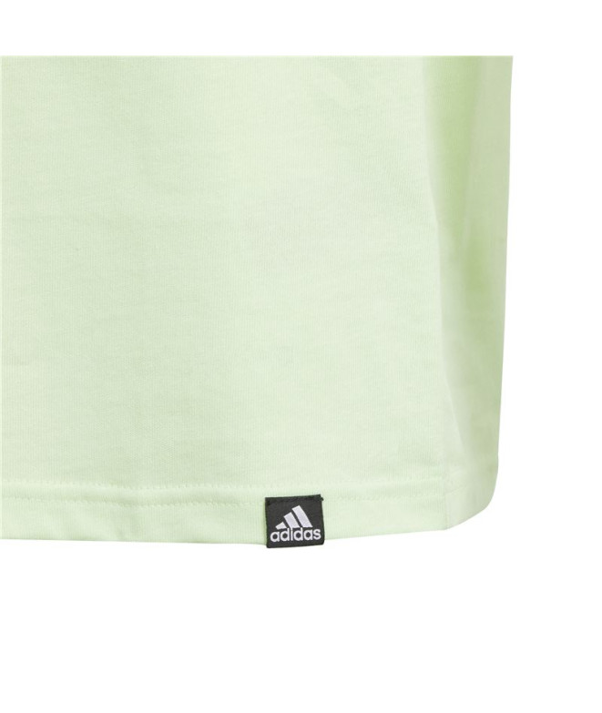 Camiseta adidas Tabela ilustrada Infantil Verde