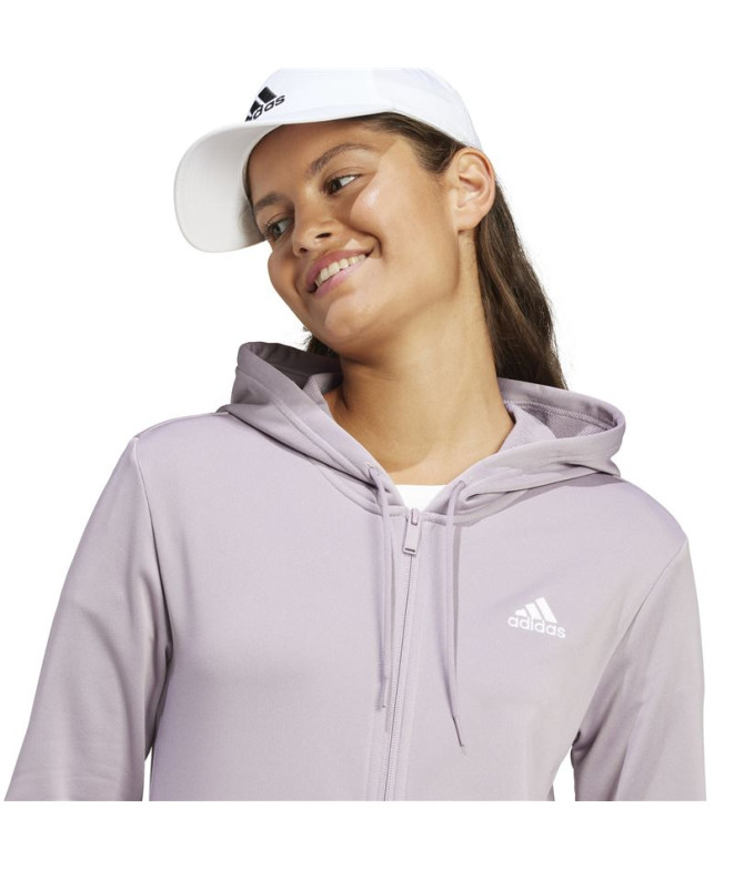 Fato de treino adidas Linear Ts Mulher Lilás