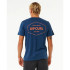 Camiseta Rip Curl Agrafador Homem Azul-marinho