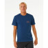 Camiseta Rip Curl Agrafador Homem Azul-marinho