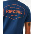 Camiseta Rip Curl Agrafador Homem Azul-marinho