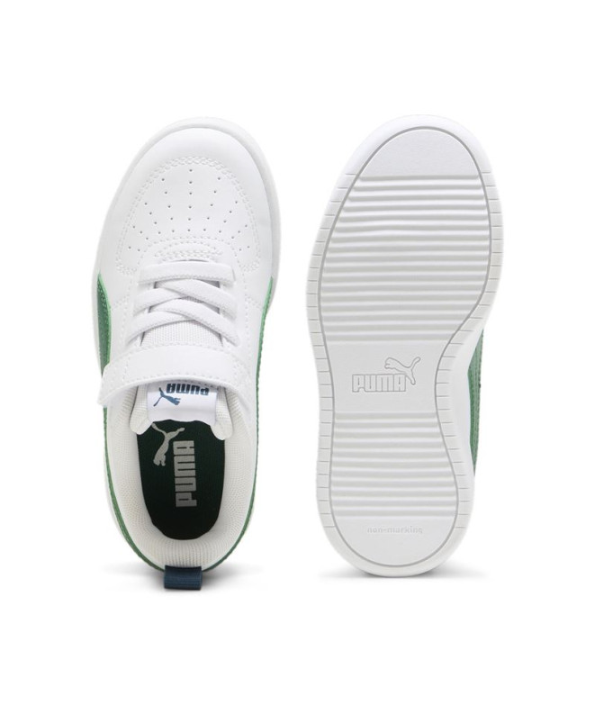 Chaussures Puma Rickie + Blanc/Vert