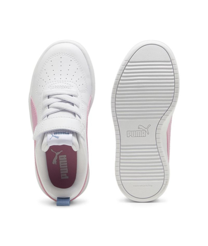 Chaussures Puma Rickie + Blanc/Rose
