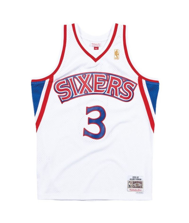 Camiseta Mitchel e Ness NBA Sixers