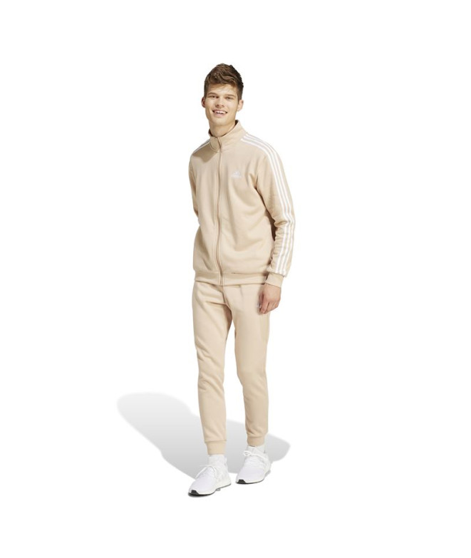 Chándal adidas Basic Fleece 3 Bandas Hombre Beige