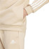 Fato de treino adidas Basic Fleece 3 Stripes Homem Bege