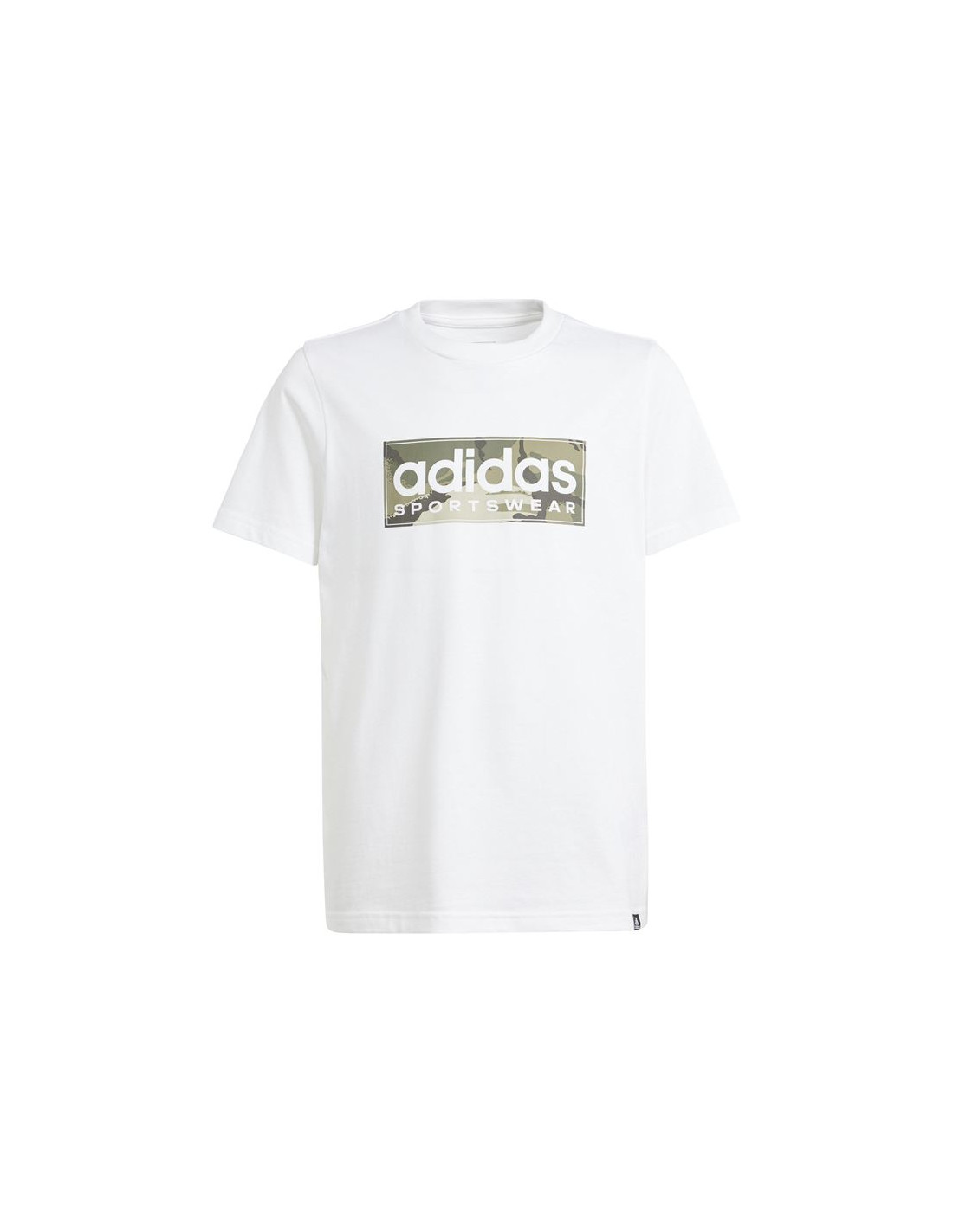 adidas B Blanc Camo T-shirt Enfant Lin