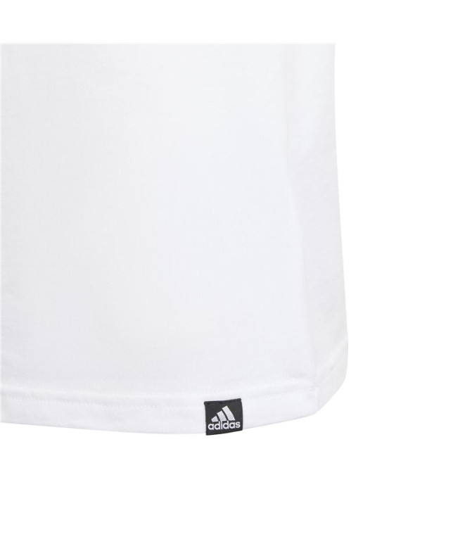 Camiseta adidas B Camo Lin Menino Branco