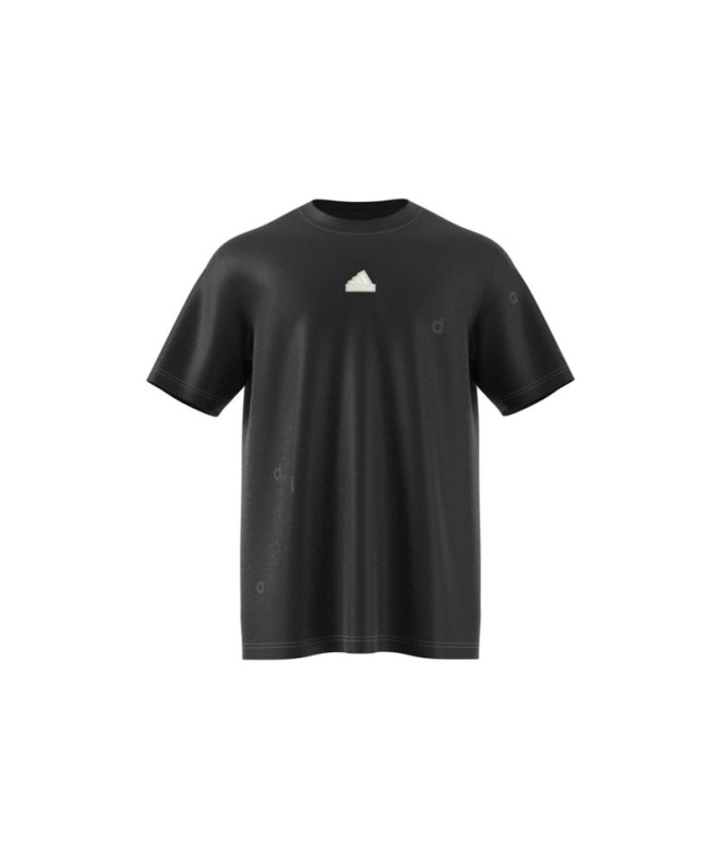 Camiseta adidas Embroidered Q1 Hombre Negro