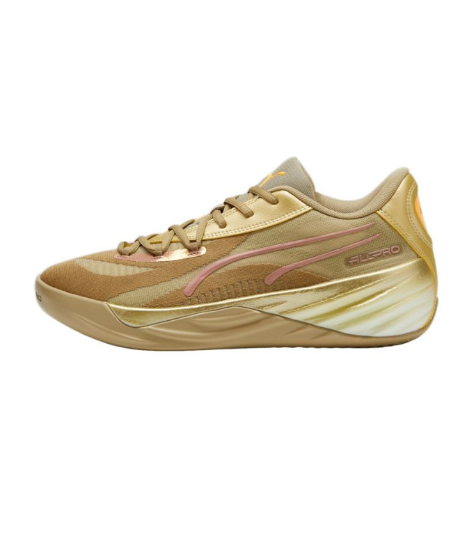 Sapatilhas de Andebol Puma All-Pro NITRO CNY Ouro
