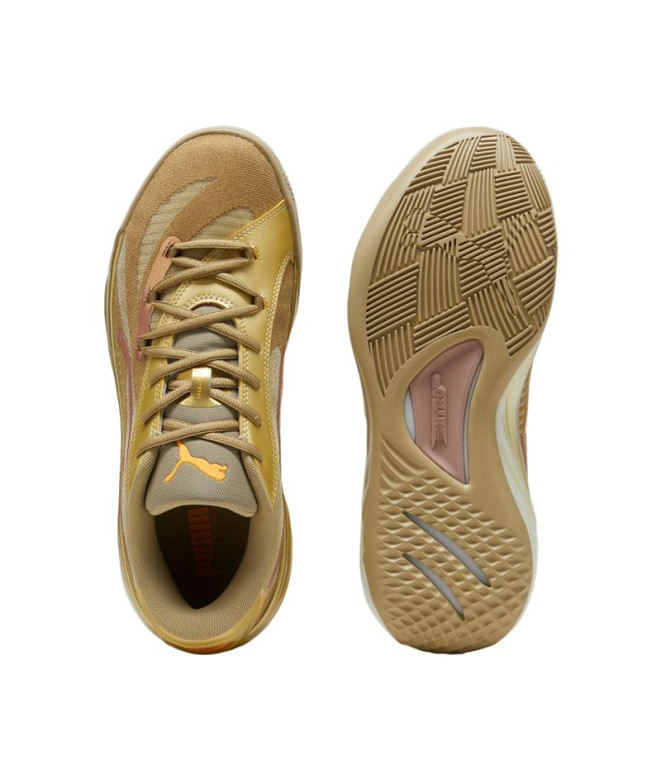 Zapatillas de Balonmano Puma All-Pro NITRO CNY Oro