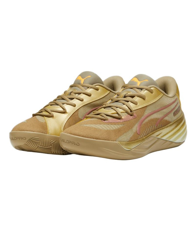 Zapatillas de Balonmano Puma All-Pro NITRO CNY Oro